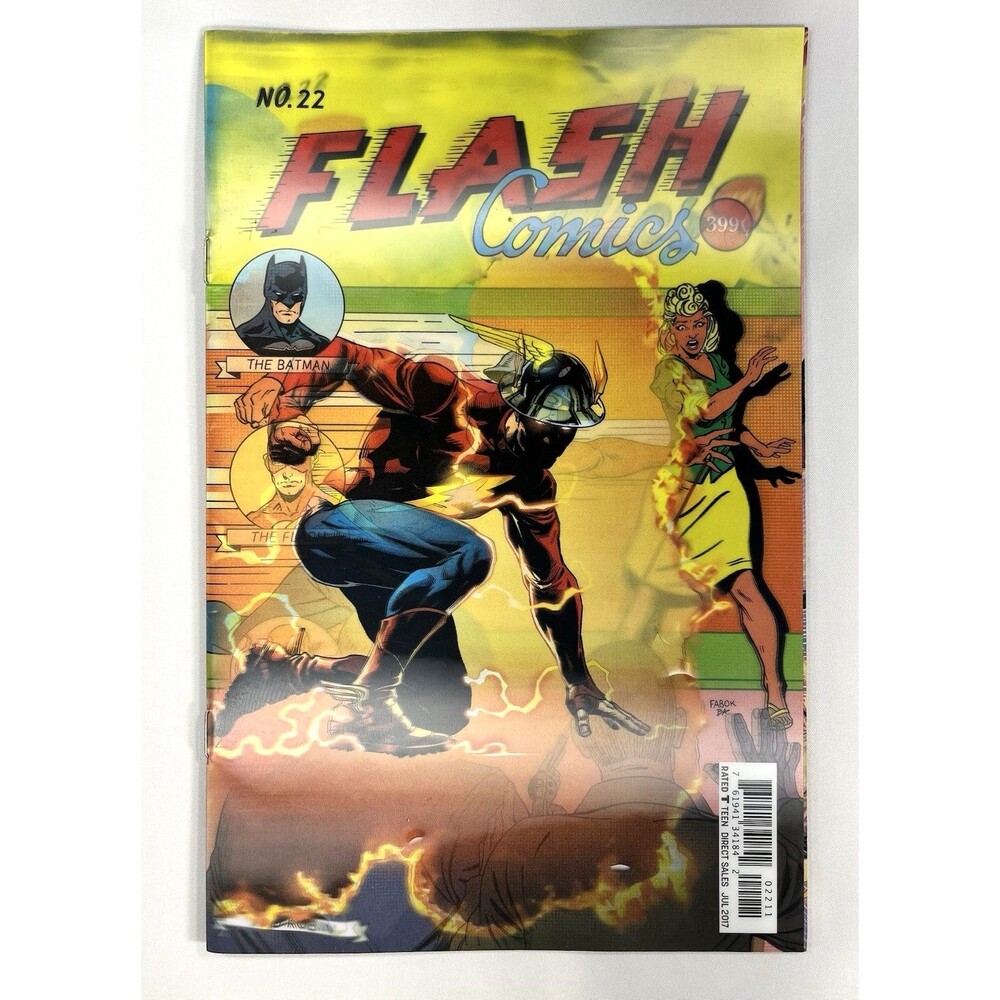 The Flash! Issue #22 Rebirth Lenticular Cover 2017 DC Comics Direct Edition